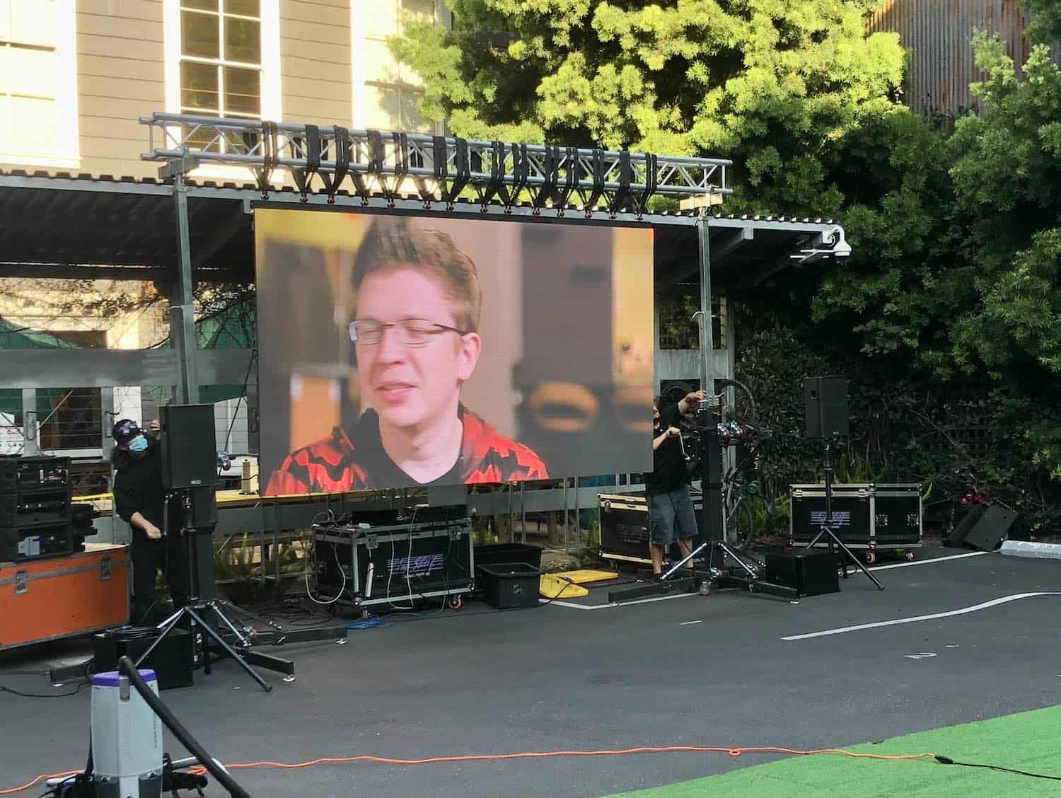Film Screening outdoors in San Francsico