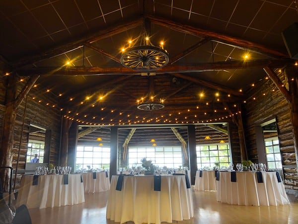 Wedding lighting at Log Cabin Presidio San Francisco