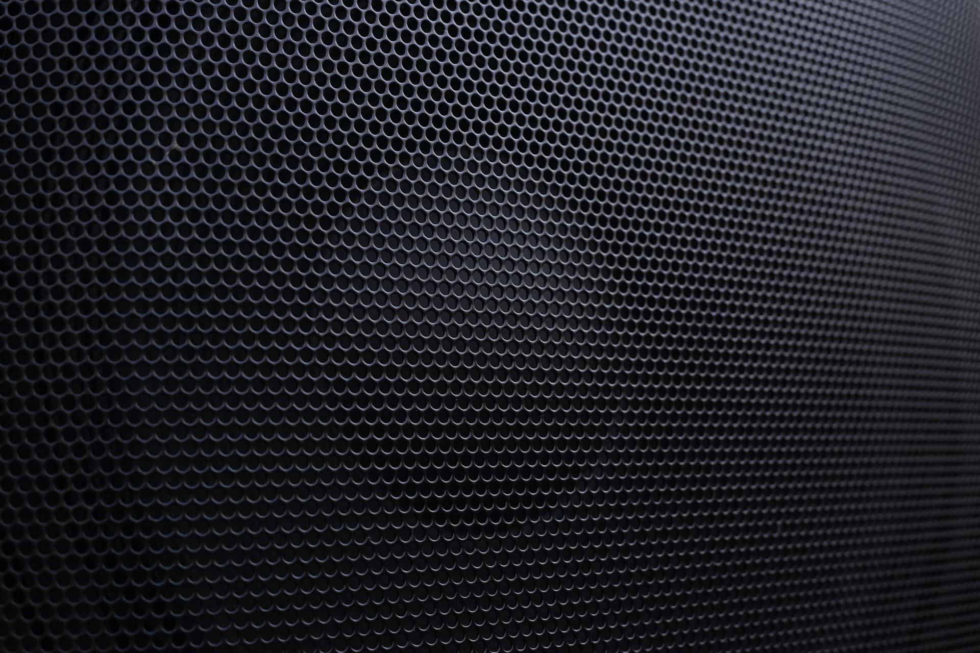Speaker honeycomb grille background
