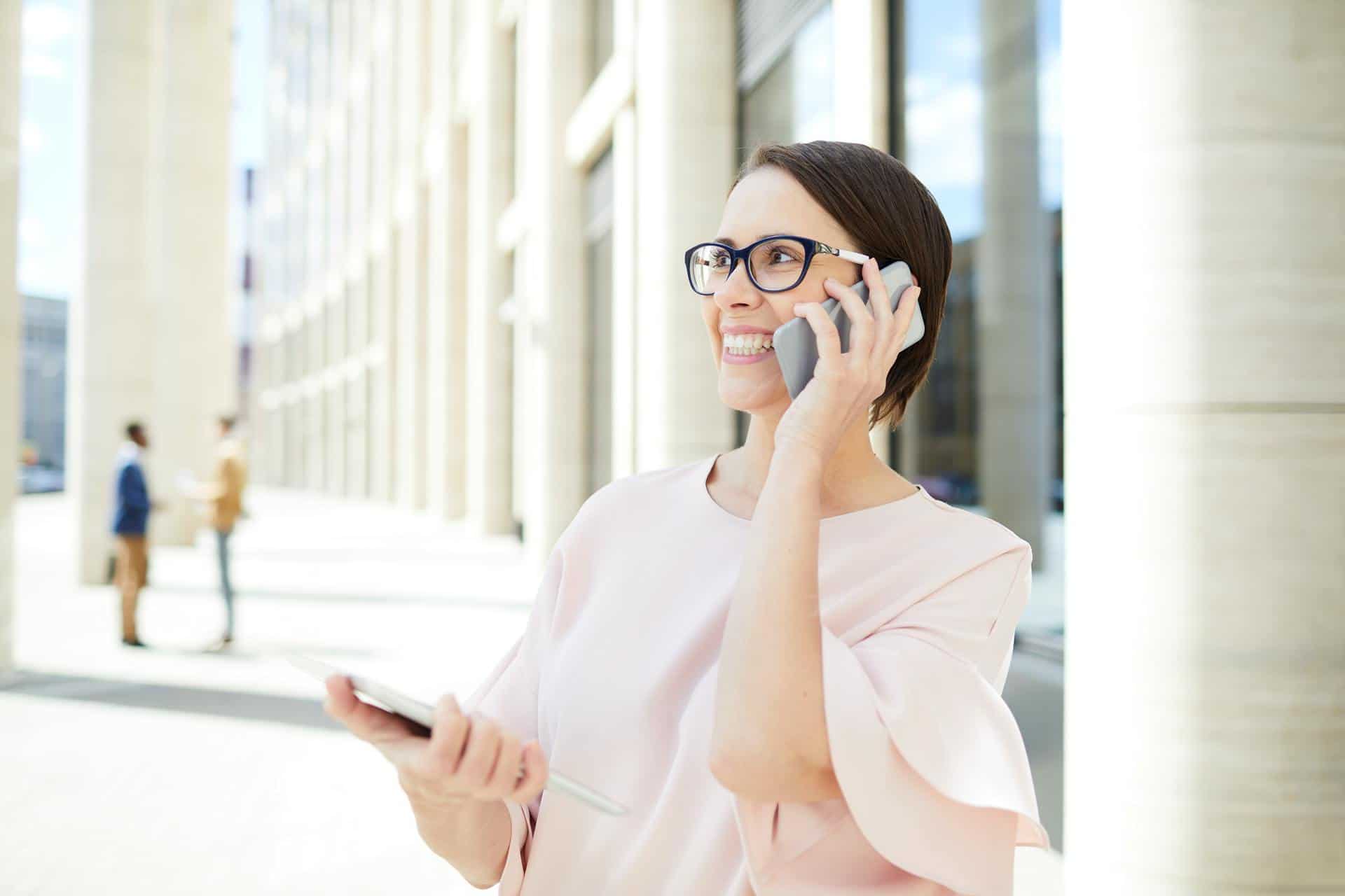 Woman on the phone